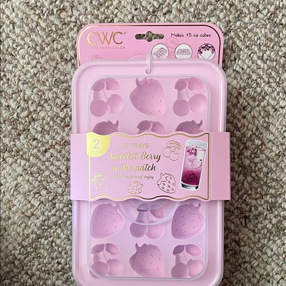 Pink CWC Ice Tray Set